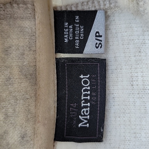 Marmot Maddie Wool Blend Sweater Coat Cream Size Small - Picture 14 of 16